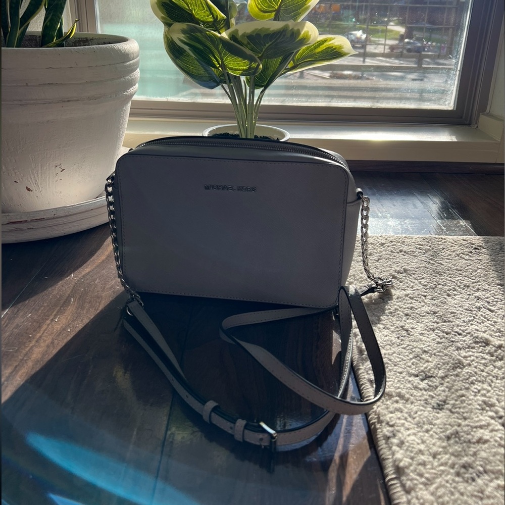 Michael Kors Jet Set Travel Large East/West Chain Strap Crossbody Bag
